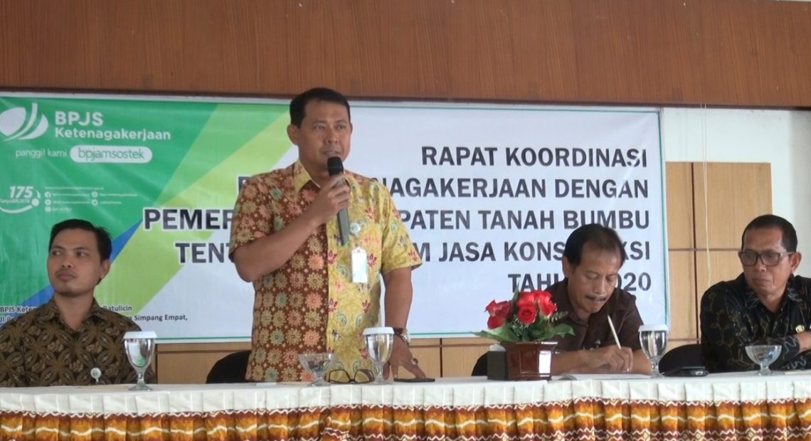 Bpjs Ketenagakerjaan Gelar Rakor Pemkab Tanbu Terkait Program Jasa