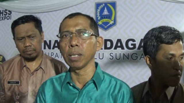 Gusti Achmad Riduan PLT kepala Dinas Perdagangan kabupaten Hulu Sungai Selatan