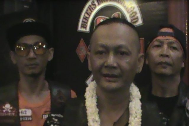 Kiki Prabawa (tengah) Vice Prisiden Brotherhood Mc 1{5b1a8e93fac51023fbcea5a31a1f1c34877e15d45a6e19a88118d1d7c5787696} Borneo Chapter