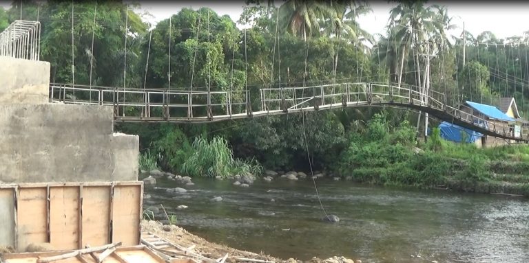 Akan diperbaiki jembatan penghubung antara Desa Loksado dengan Desa Loklahung