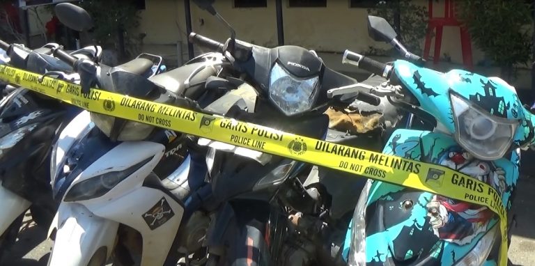Polres Kotabaru Berhasil mengamankan sepeda motor yang dicuri