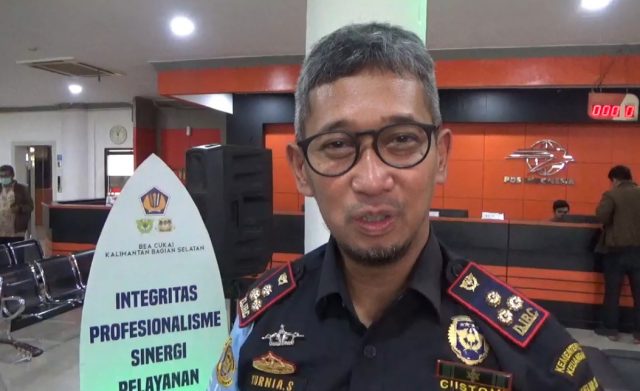 Kurnia Saktiyono, kepala KPPBC TMP B Banjarmasin