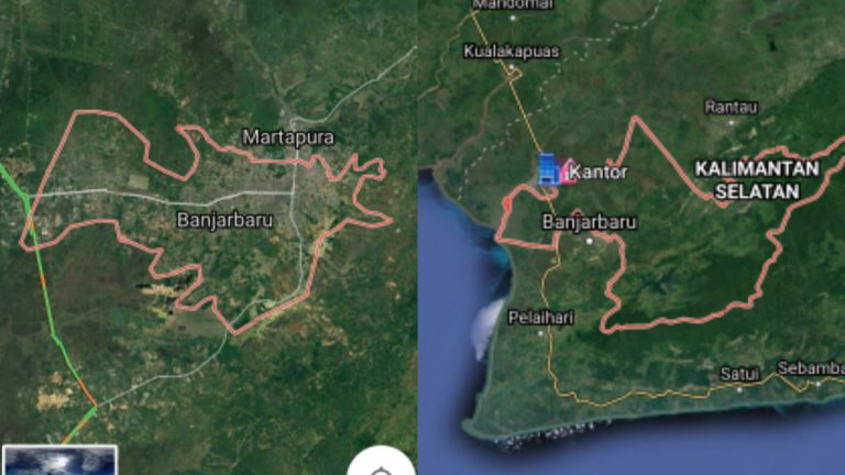Google Maps Banjarbaru-Banjar