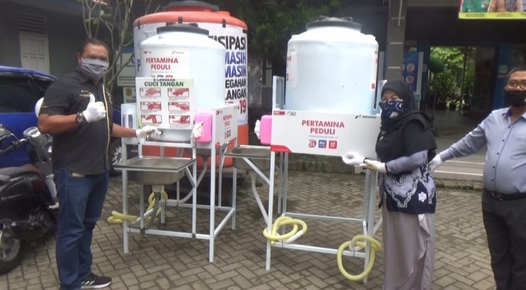 bantuan westafel dari Pertamina