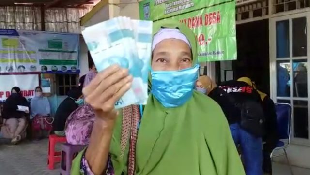 Haliman Penerima BLT DD