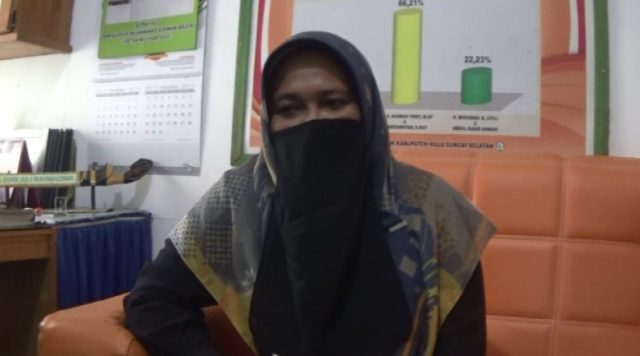 Nida Guslaili Rahmadina, ketua KPU Hulu Sungai Selatan