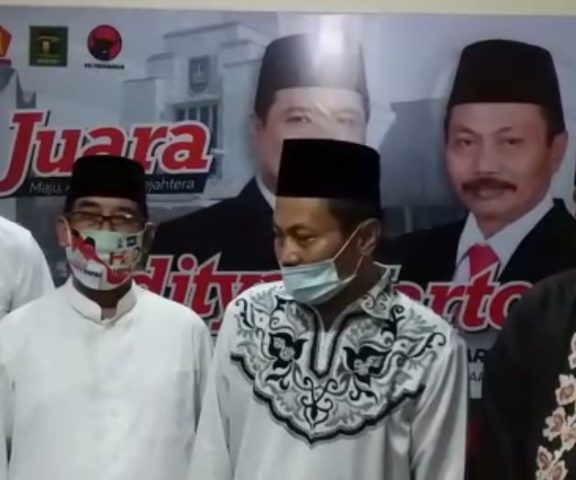 Wartono (kanan) Balon Wakil Walikota Banjarbaru