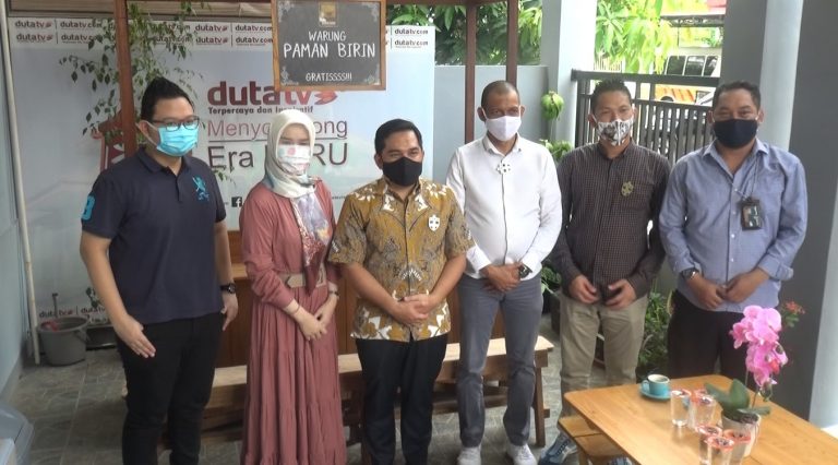 PT Duta Televisi Indonesia, mendapat kunjungan siltaturrahmi dari tim kampanye paslon gubernur dan wakil gubernur H Sahbirin Noor - H Muhidin