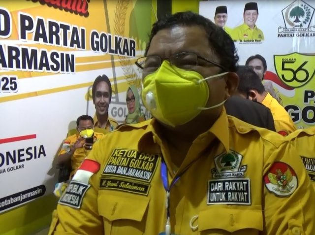 H Yuni Abdi Nur Sulaiman Ketua DPD Partai Golkar Kota Banjarmasin