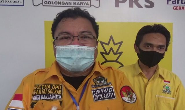 H. Yuni Abdi Nur Sulaiman Ketua DPD Golkar Kota Banjarmasin