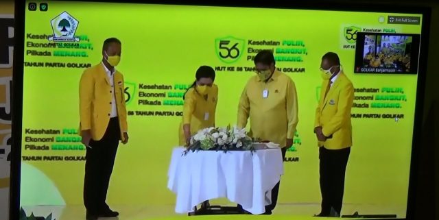 HUT Partai Golkar dilaksanakan secara virtual