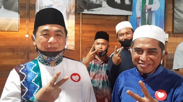 calon wali kota dan wakil wali kota Banjarmasin, Ibnu Sina (kiri) -Arifin Noor (kanan)