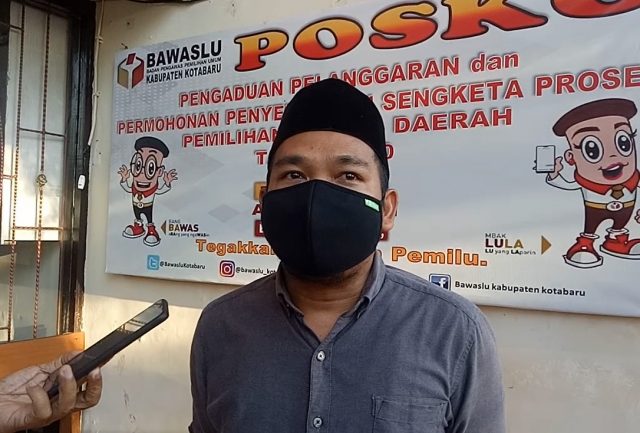 Rusdiansyah, Koordinator Divisi Penyelesaian Sengketa Bawaslu Kotabaru.
