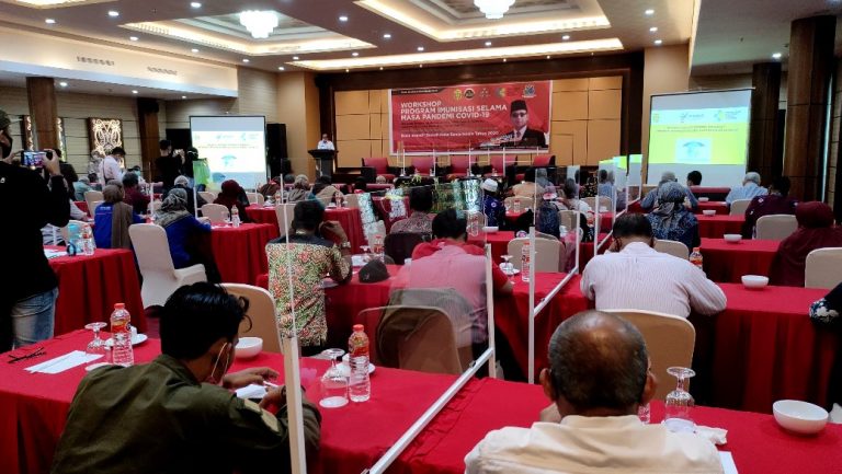 Dinkes kota Banjarmasin Menggelar workshop program imunisasi