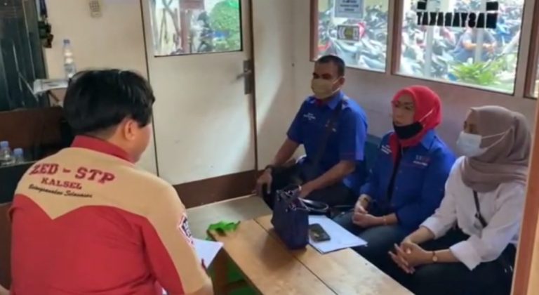 Ketua SBPP kota Banjarmasin Melaporkan Perusakan APK