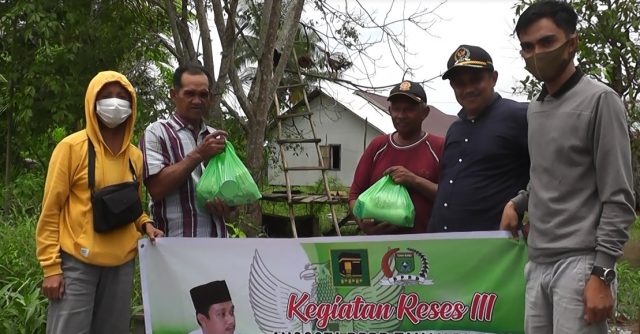 Syamsisar diwilayah Dapil II di desa Salimuran