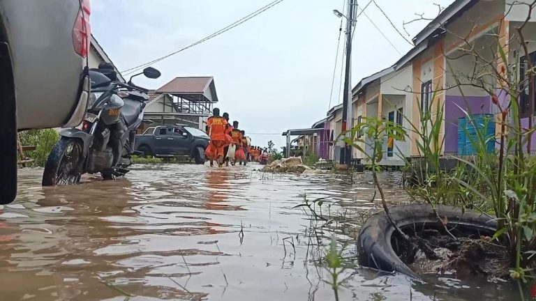 kondisi banjir di Desa Tembikar (foto:duta tv)