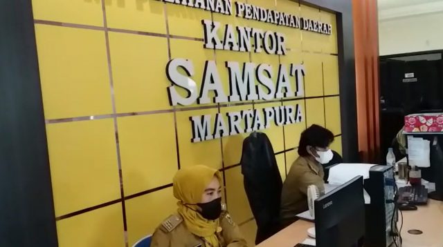 UPPD Samsat Martapura (foto:duta tv)