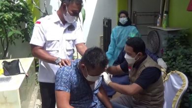 Vaksinasi di kawasan Sungai Jingah