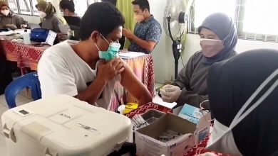 Proses Vaksinasi di Kota Banjarmasin