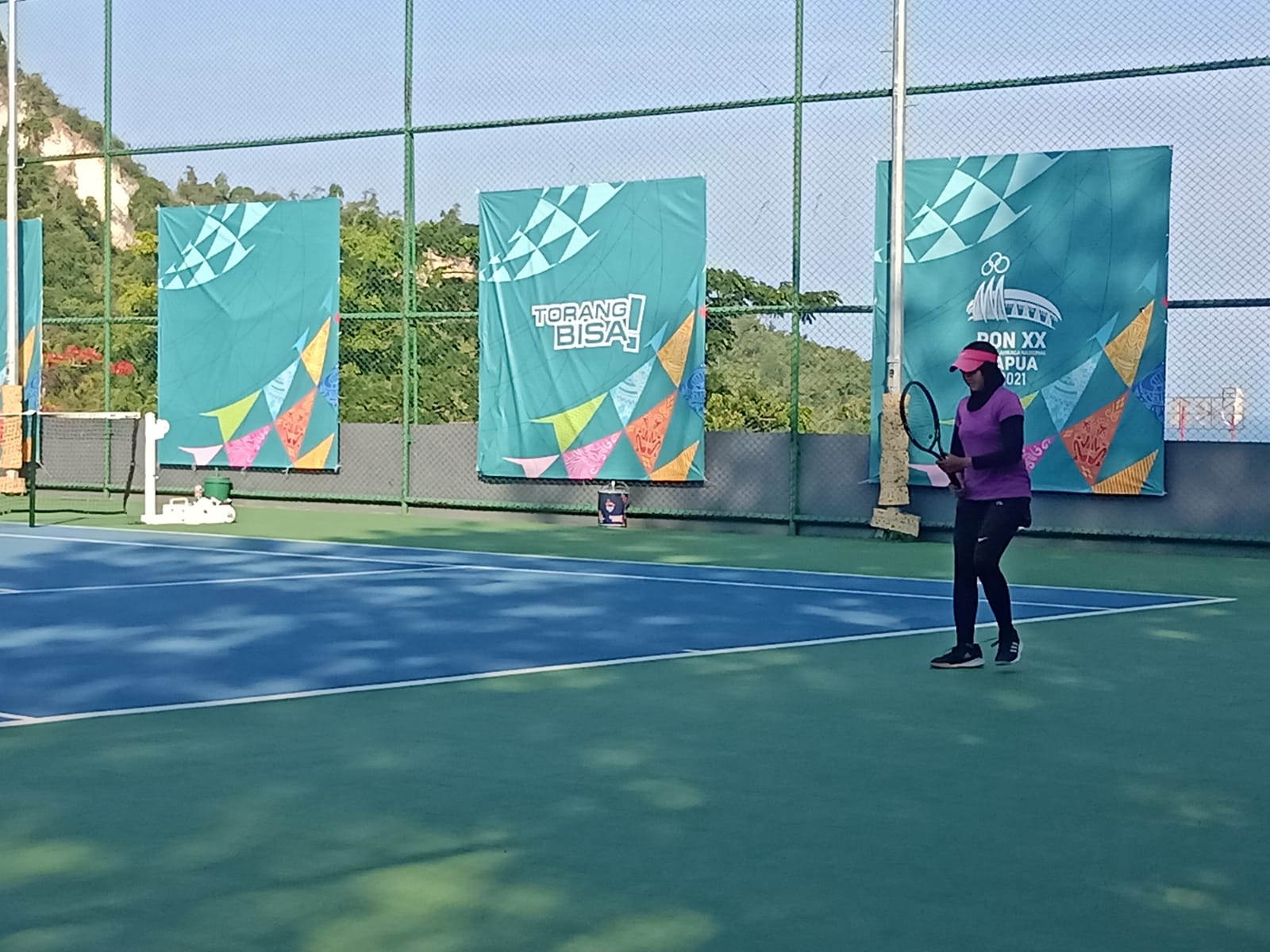 tenis lapangan kalsel, PON papua