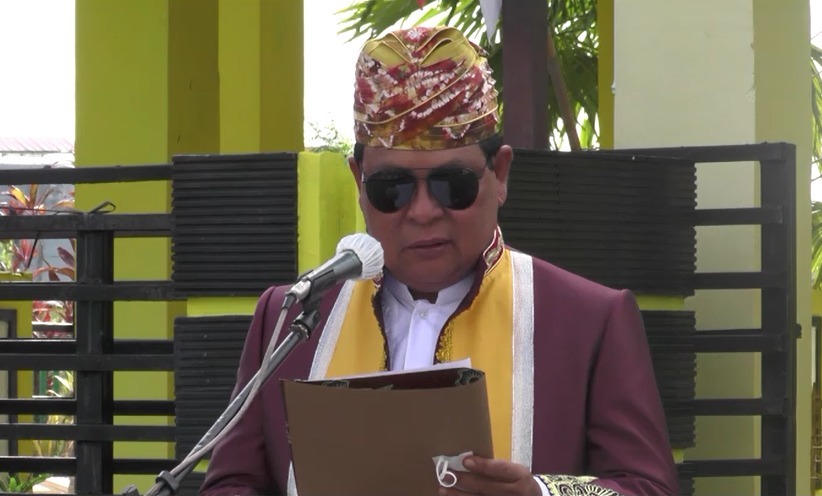 Gubernur Kalsel H Sahbirin Noor memimpin upacara peringatan ke-159 tahun wafatnya pahlawan nasional Pangeran Antasari