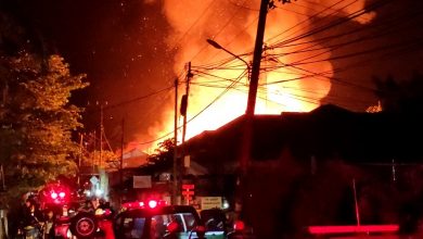 kebakaran di kawasan Pramuka, Komplek Semanda V