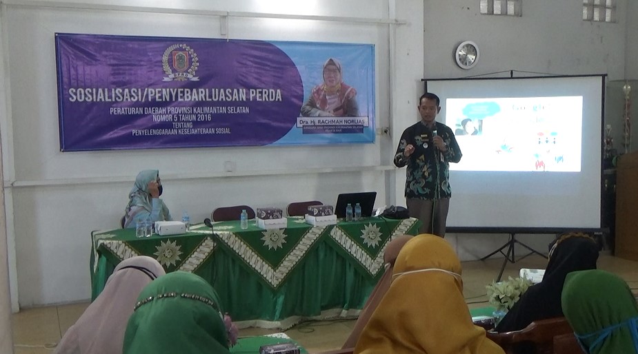 sosialisasi perda Perda No. 5 tahun 2016, tentang penyelenggaraan kesejahteraan sosial