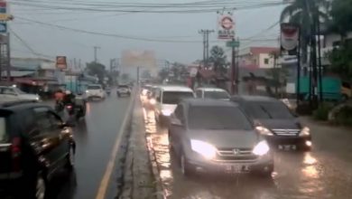 dok : Banjir di kawasan Martapura dan Banjarbaru (foto : duta tv)