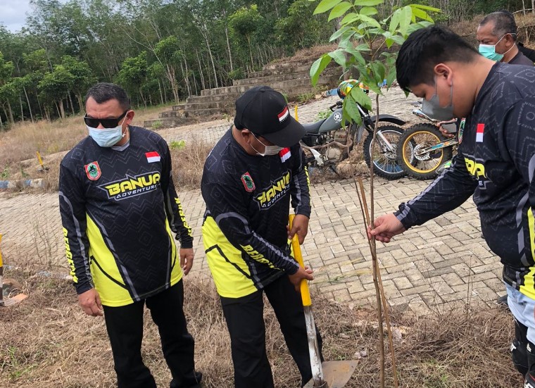 Event bertajuk Ngetrail Sambil Peduli Alam Kalsel 2021