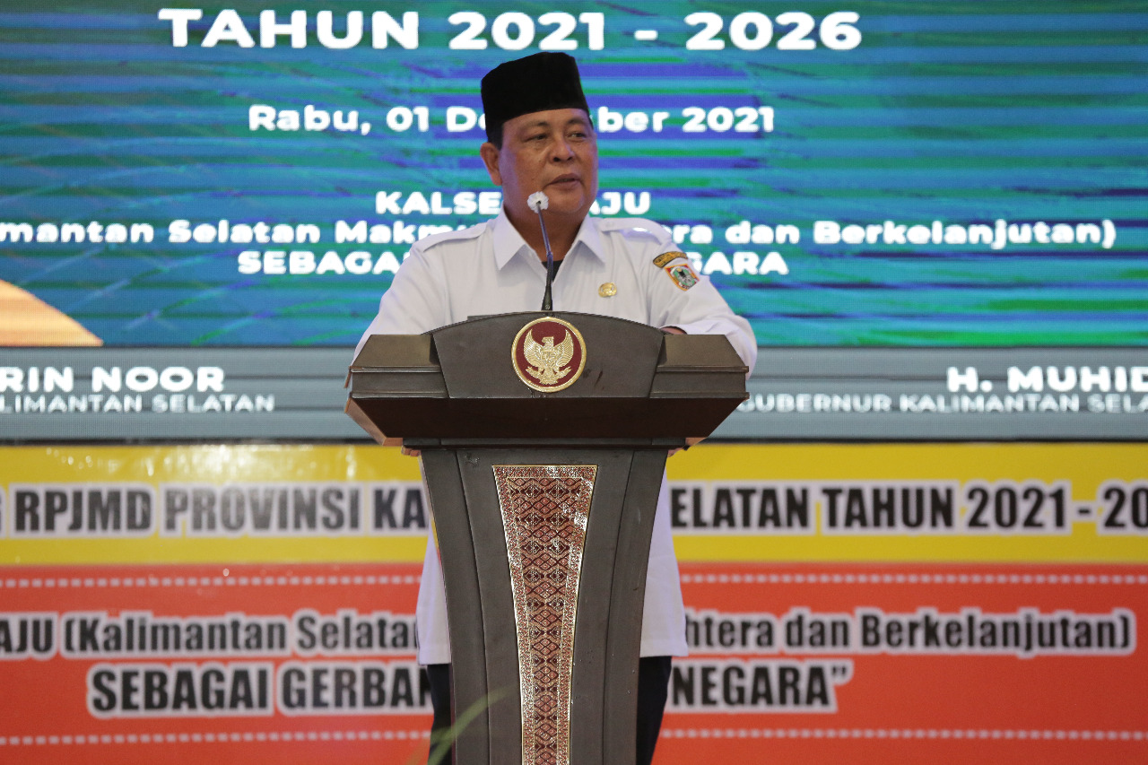 Gubernur kalsel H Sahbirin Noor, buka secara resmi Musrenbang RPJMD Provinsi Kalimantan Selatan