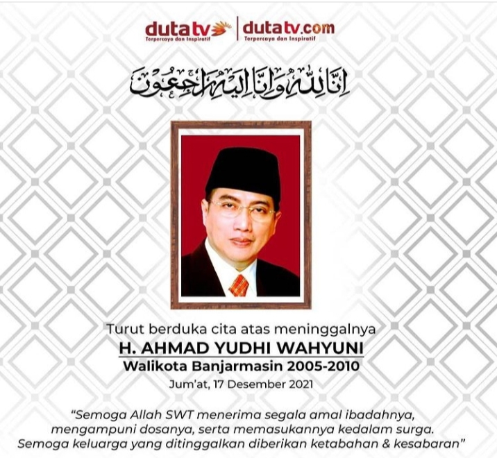 Mantan Wali Kota Banjarmasin Tutup Usia