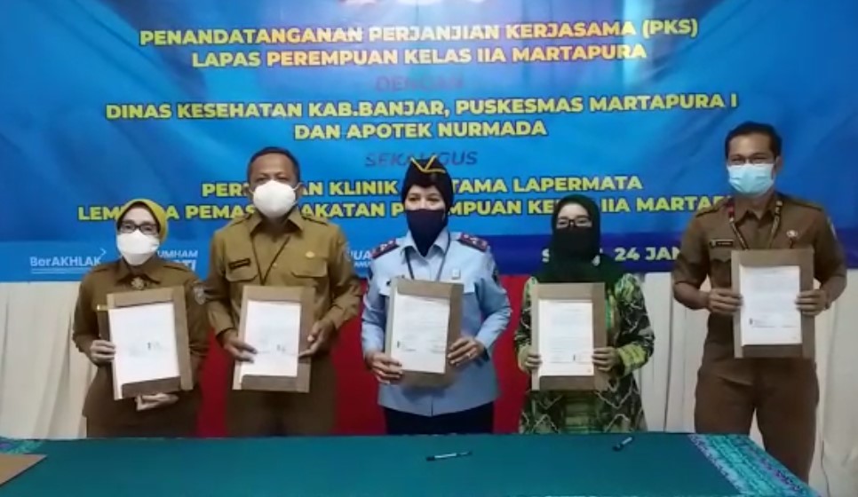 Lapas Perempuan Martapura Lauching Klinik Kesehatan