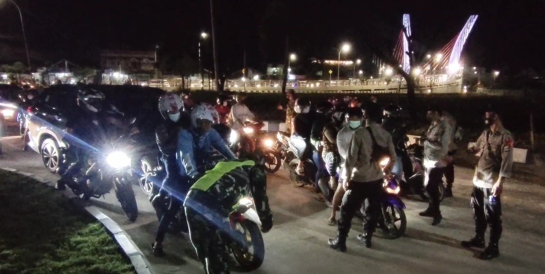 razia vaksin di turunan Jembatan Sei Alalak