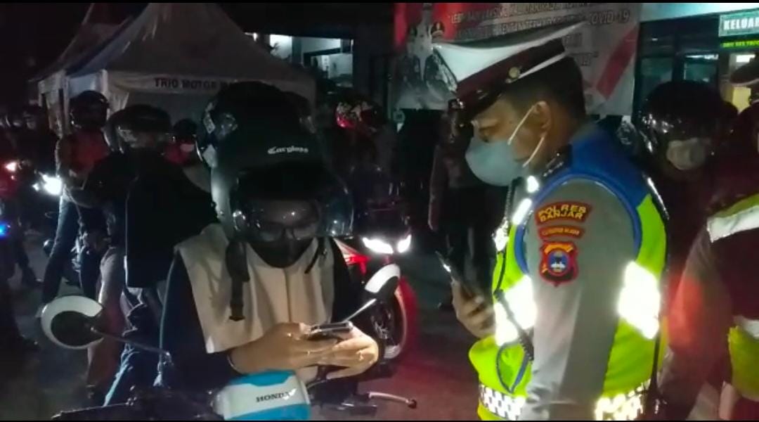 Polres Banjar menggelar razia vaksin