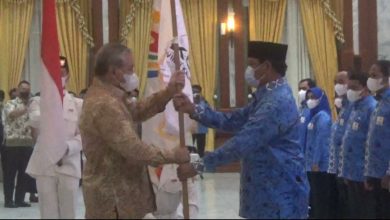 Haryono Isman Ketua Korminas melantik langsung Gubernur Kalsel Sahbirin Noor sebagai ketua KORMI Kalsel