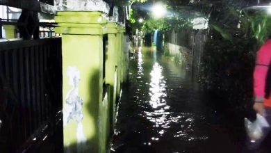 dok : Banjir rob di kawasan Belitung Darat