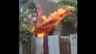 Kebakaran di Pelambuan