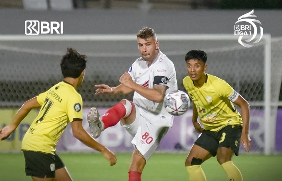 PSM Makassar menang tipis atas Barito Putera (Foto: Twitter/@Liga1Match)