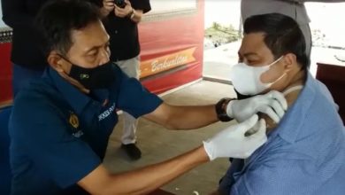 Vaksinasi Warga di Kota Banjarbaru