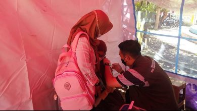 pemberian vaksinasi Covid-19 di Kalimantan Selatan
