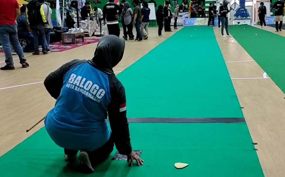 Pertandingan Cabor Balogo di Forda Kalsel