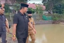 Anggota Komisi II DPRD Kalsel,Muhammad Yani Helmi saat melakukan monitoring