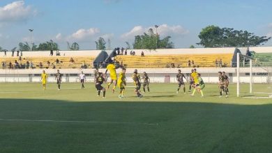 laga uji coba tim Barito Putera senior melawan Barito Putera U-18 di Stadion Demang Lehman Martapura