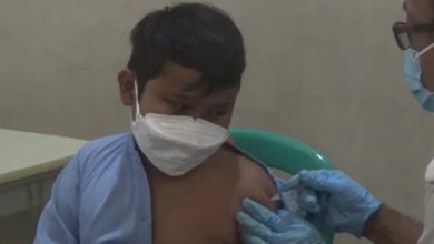 Pelaksanaan Vaksinasi Anak di Kota Banjarmasin (foto:duta tv)