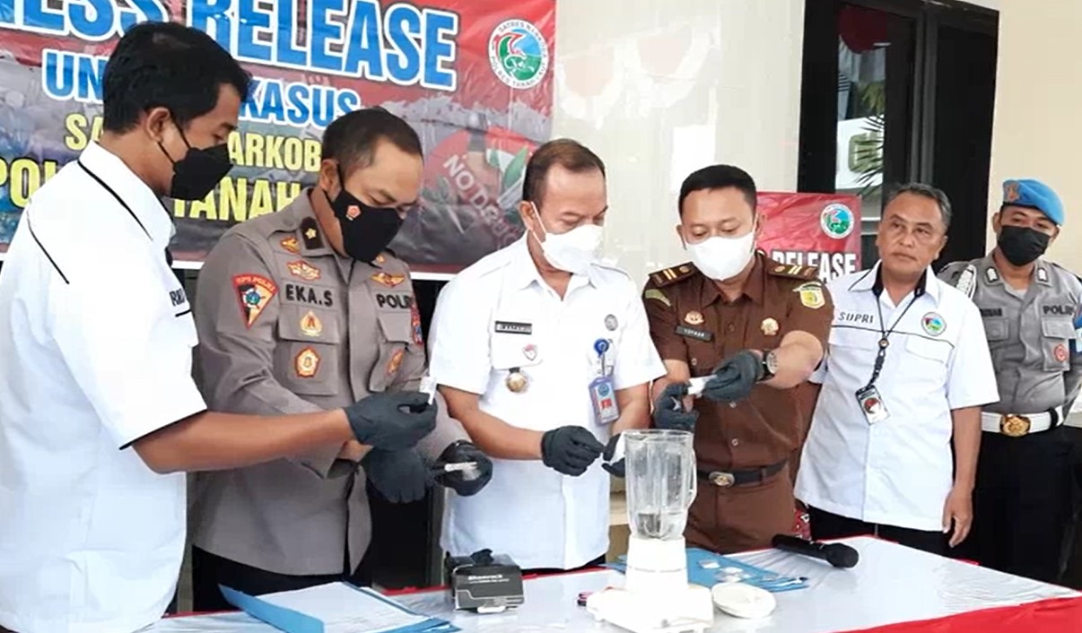 Polres Tala Blender 102,36 Gram Sabu