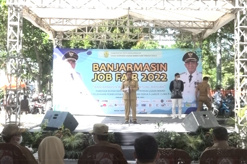 Wakil Wali Kota Banjarmasin Buka Banjarmasin Job Fair 2022