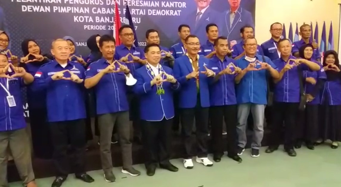 Pelantikan dan Peresmian Kantor DCP Partai Demokrat di Banjarbaru