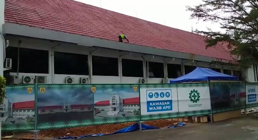 renovasi beberapa bangunan di pemko banjarbaru