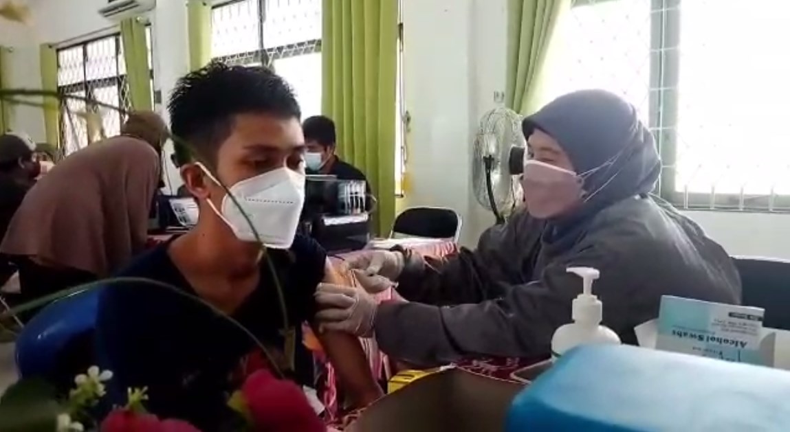 dok : vaksinasi Covid-19 di Kota Banjarmasin